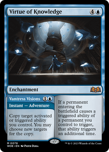 Virtue of Knowledge // Vantress Visions - 76 - Wilds of Eldraine