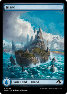 Island (0305) - 305_island-0305 - Modern Horizons 3 (Foil)