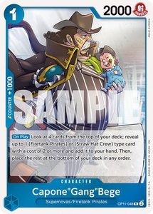 Capone"Gang"Bege (048) - OP11-048 - [OP11] A Fist of Divine Speed