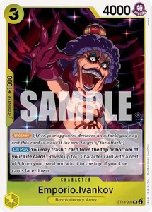 Emporio.Ivankov - ST13-005 - [ST13] Ultra Deck: The Three Brothers