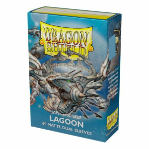 Dragon Shield: Japanese Size Sleeves – Matte Dual – Lagoon (Saras) Dragon Shield: Japanese Size Sleeves – Matte Dual – Lagoon (Saras)