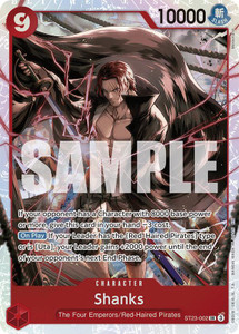 Shanks (002) - Starter Deck 23: RED Shanks (ST-23) Shanks (002) - Starter Deck 23: RED Shanks (ST-23)