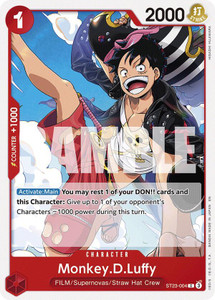 Monkey.D.Luffy - Starter Deck 23: RED Shanks (ST-23) Monkey.D.Luffy - Starter Deck 23: RED Shanks (ST-23)