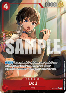 Doll (Alternate Art) - A Fist of Divine Speed (OP11) Doll (Alternate Art) - A Fist of Divine Speed (OP11)