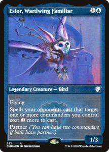 Esior, Wardwing Familiar (Foil Etched) - Commander Legends (CMR) Esior, Wardwing Familiar (Foil Etched) - Commander Legends (CMR)