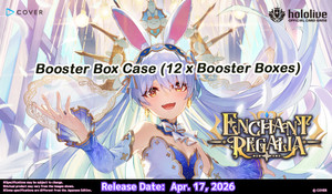 CASE [hololive OFFICIAL CARD GAME] hBP05e Enchant Regalia - CASE ( 12 x Booster Boxes)