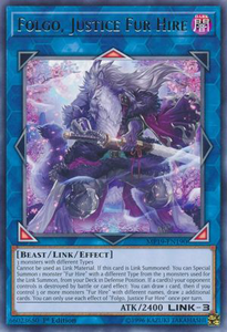 Folgo, Justice Fur Hire | MP19-EN190 | 1st Edition | 2019 Gold Sarcophagus Tin Mega Pack