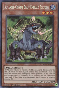 Advanced Crystal Beast Emerald Tortoise | BLCR-EN012 | 1st Edition | Battles of Legend: Crystal Revenge