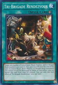 Tri-Brigade Rendezvous | MP22-EN032 | 1st Edition | 2022 Tin of the Pharaoh's Gods