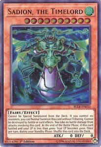 Sadion, the Timelord | BLLR-EN033 | 1st Edition | Battles of Legend: Light's Revenge