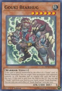 Gouki Bearhug | MP19-EN007 | 1st Edition | 2019 Gold Sarcophagus Tin Mega Pack