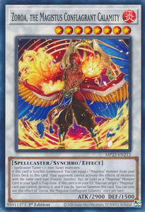 Zoroa, the Magistus Conflagrant Calamity | MP22-EN212 | 1st Edition | 2022 Tin of the Pharaoh's Gods