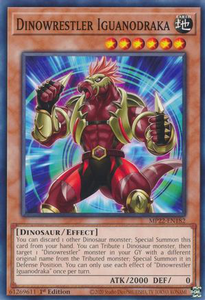 Dinowrestler Iguanodraka | MP22-EN182 | 1st Edition | 2022 Tin of the Pharaoh's Gods