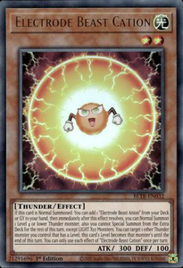 Electrode Beast Cation | BLTR-EN032 | 1st Edition | Battles of Legend: Terminal Revenge