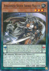 Amazoness Silver Sword Master | DABL-EN094 | 1st Edition | Darkwing Blast
