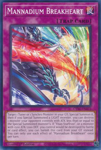 Mannadium Breakheart | CYAC-EN072 | 1st Edition | Cyberstorm Access