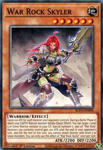 War Rock Skyler | BLVO-EN096 | 1st Edition | Blazing Vortex