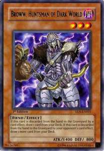 Broww, Huntsman of Dark World | EEN-EN021 | 1st Edition | Elemental Energy