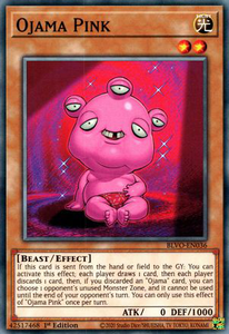 Ojama Pink | BLVO-EN036 | 1st Edition | Blazing Vortex
