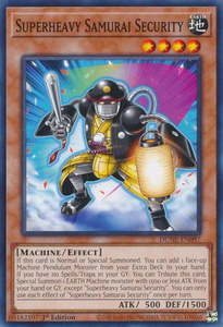 Superheavy Samurai Security | DUNE-EN097 | 1st Edition | Duelist Nexus