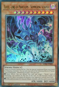 Raviel, Lord of Phantasms - Shimmering Scraper | SDSA-EN001 | 1st Edition | Structure Deck: Sacred Beasts