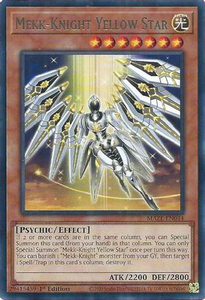 Mekk-Knight Yellow Star | MAZE-EN044 | 1st Edition | Maze of Memories