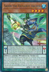 Saion the Vaylantz Archer | TAMA-EN002 | 1st Edition | Tactical Masters