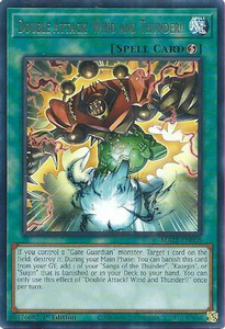 Double Attack! Wind and Thunder!! | MAZE-EN008 | 1st Edition | Maze of Memories