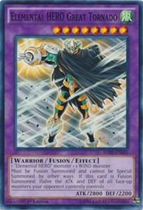Elemental HERO Great Tornado | SDHS-EN045 | 1st Edition | Structure Deck: HERO Strike