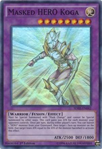 Masked HERO Koga | SDHS-EN042 | 1st Edition | Structure Deck: HERO Strike