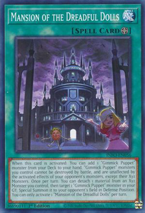 Mansion of the Dreadful Dolls | INFO-EN056 | 1st Edition | The Infinite Forbidden