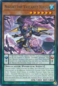 Nazuki the Vaylantz Ninja | TAMA-EN003 | 1st Edition | Tactical Masters