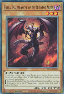 Farfa, Malebranche of the Burning Abyss | SDSA-EN016 | 1st Edition | Structure Deck: Sacred Beasts