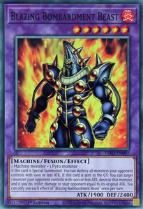 Blazing Bombardment Beast | INFO-EN097 | 1st Edition | The Infinite Forbidden