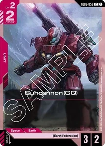 Guncannon (GQ) | GD02-052 | C | Normal | Dual Impact