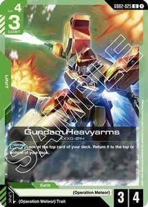Gundam Heavyarms | GD02-025 | UC | Normal | Dual Impact
