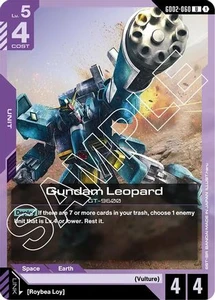Gundam Leopard | GD02-060 | UC | Normal | Dual Impact