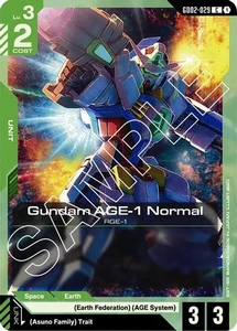 Gundam AGE-1 Normal (GD02-029) | GD02-029 | C | Normal | Dual Impact