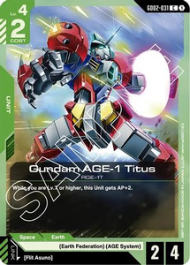 Gundam AGE-1 Titus | GD02-031 | C | Normal | Dual Impact