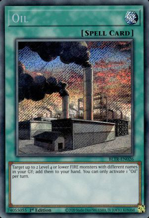 Oil | BLTR-EN026 | 1st Edition | Battles of Legend: Terminal Revenge