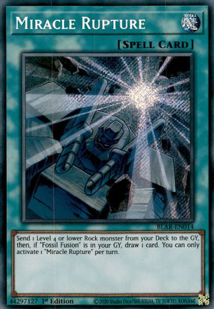 Miracle Rupture | BLAR-EN014 | 1st Edition | Battles of Legend: Armageddon