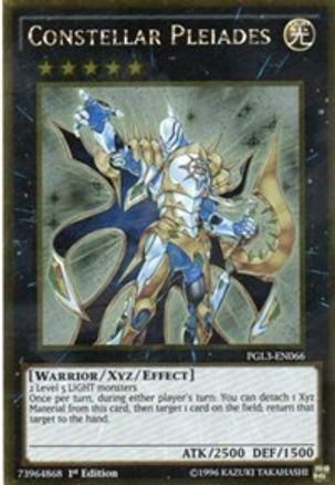 Constellar Pleiades | PGL3-EN066 | 1st Edition | Premium Gold: Infinite Gold