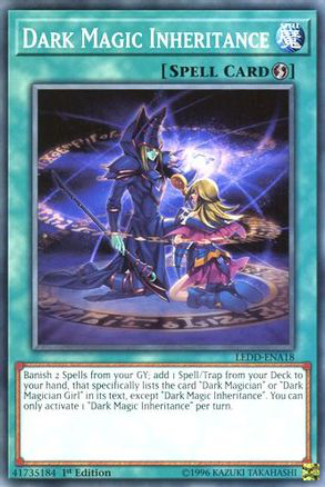 Dark Magic Inheritance | LEDD-ENA18 | 1st Edition | Legendary Dragon Decks