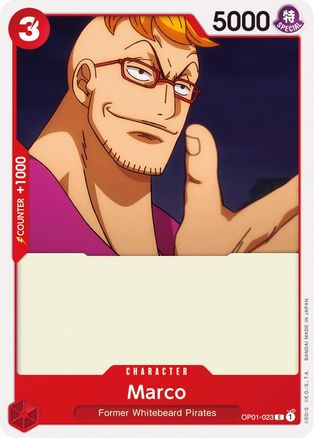 Marco - OP01-023 - [OP01] Romance Dawn