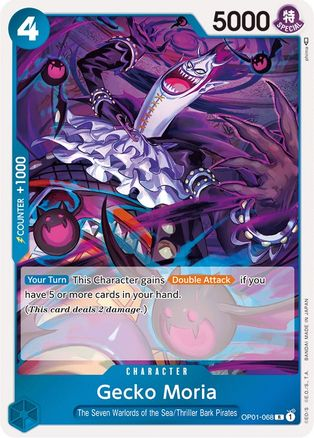 Gecko Moria - OP01-068 - [OP01] Romance Dawn
