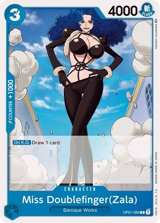 Miss Doublefinger (Zala) - OP01-080 - [OP01] Romance Dawn