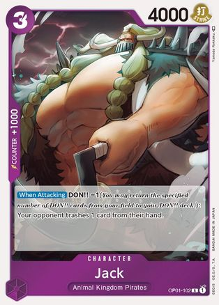 Jack - OP01-102 - [OP01] Romance Dawn