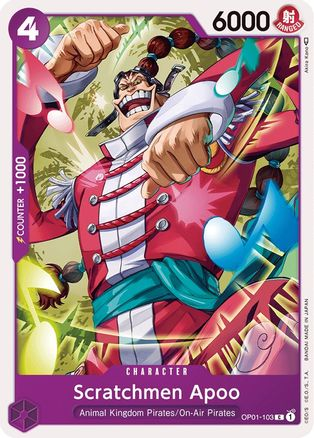 Scratchmen Apoo - OP01-103 - [OP01] Romance Dawn