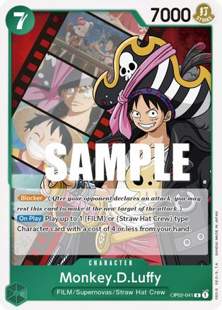Monkey.D.Luffy (041) - OP02-041 - [OP02] Paramount War