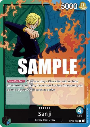 Sanji - OP02-026 - [OP02] Paramount War